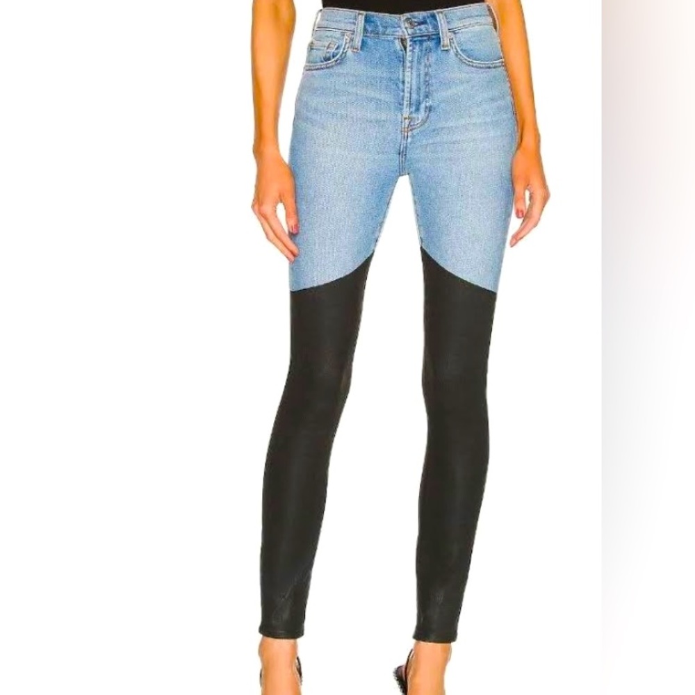 7 For All Man Kind 2 toned High Waist Skinny Jeans